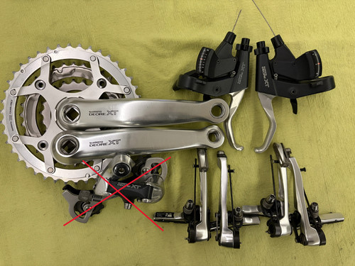 Shimano deore m739 gruppo - xt,